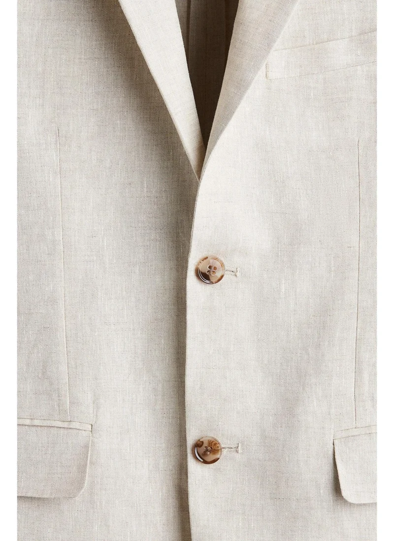 اتش اند ام Slim Fit Linen jacket