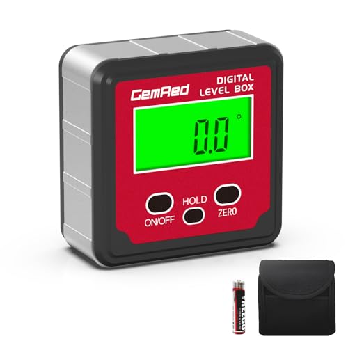 GemRed Digital Angle Gauge (Aluminum-with Hold Function) - Image 2