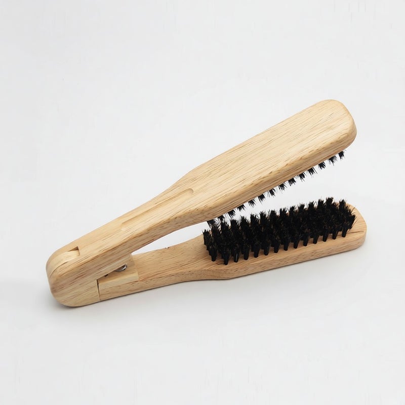 Hair Comb: Wooden Handle Premium Fiber Hair - Time-Saving Styling Comb for All Hair Types, Thick Coarse Hair And Flat Ironing Use - Image 4