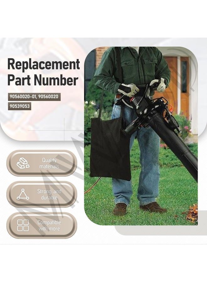 MWEDP 90560020-01 Leaf Blower Shoulder Bag, Compatible with Black & Decker 90560020 90539053 Blower Vac Model BV3600 BV3800 BV5600 BV6000 LH4500 - Image 4