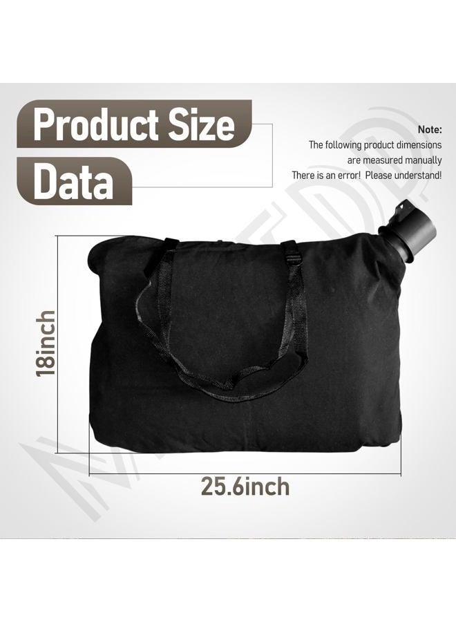 MWEDP 90560020-01 Leaf Blower Shoulder Bag, Compatible with Black & Decker 90560020 90539053 Blower Vac Model BV3600 BV3800 BV5600 BV6000 LH4500 - Image 2
