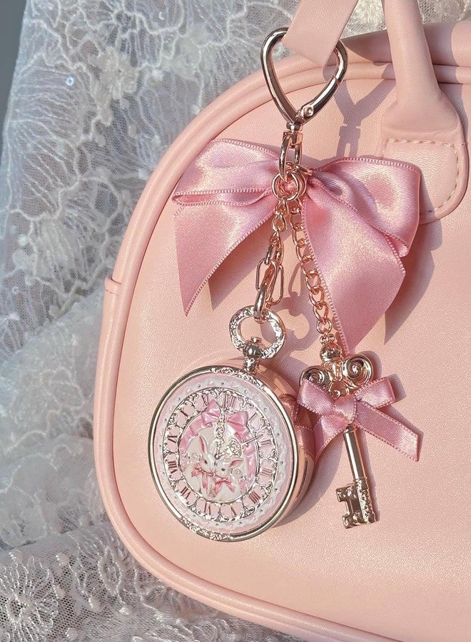 Flower Knows Bunny Garden Lip Balm Bag Charm,Hydrating & Softening Lip Care with Nourishing Oils & Long-Lasting Moisture,Non-Sticky Shine,Vegan Skincare,Lip Keychain Cap,Cute for Gift(02 Creamy White - Image 4