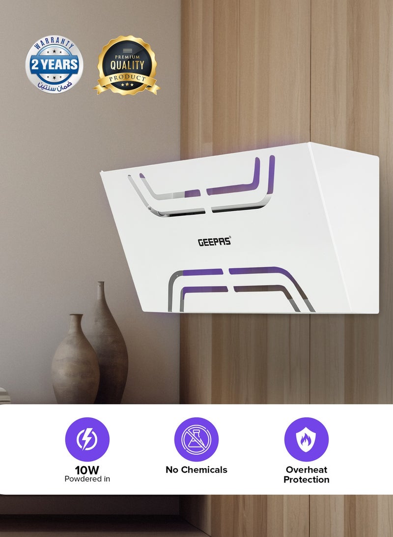 GEEPAS Electric Insect Killer- GBK25611/ Automatic Pest Killing Machine, 10 W/ No Poisonous Vapor, No-Smell and No-Pollution/ Advanced Technology with Low Power Consumption/ Suitable for Home, Office, Restaurants, Hospitals, etc./ White, 2 Years Warranty  - Image 5