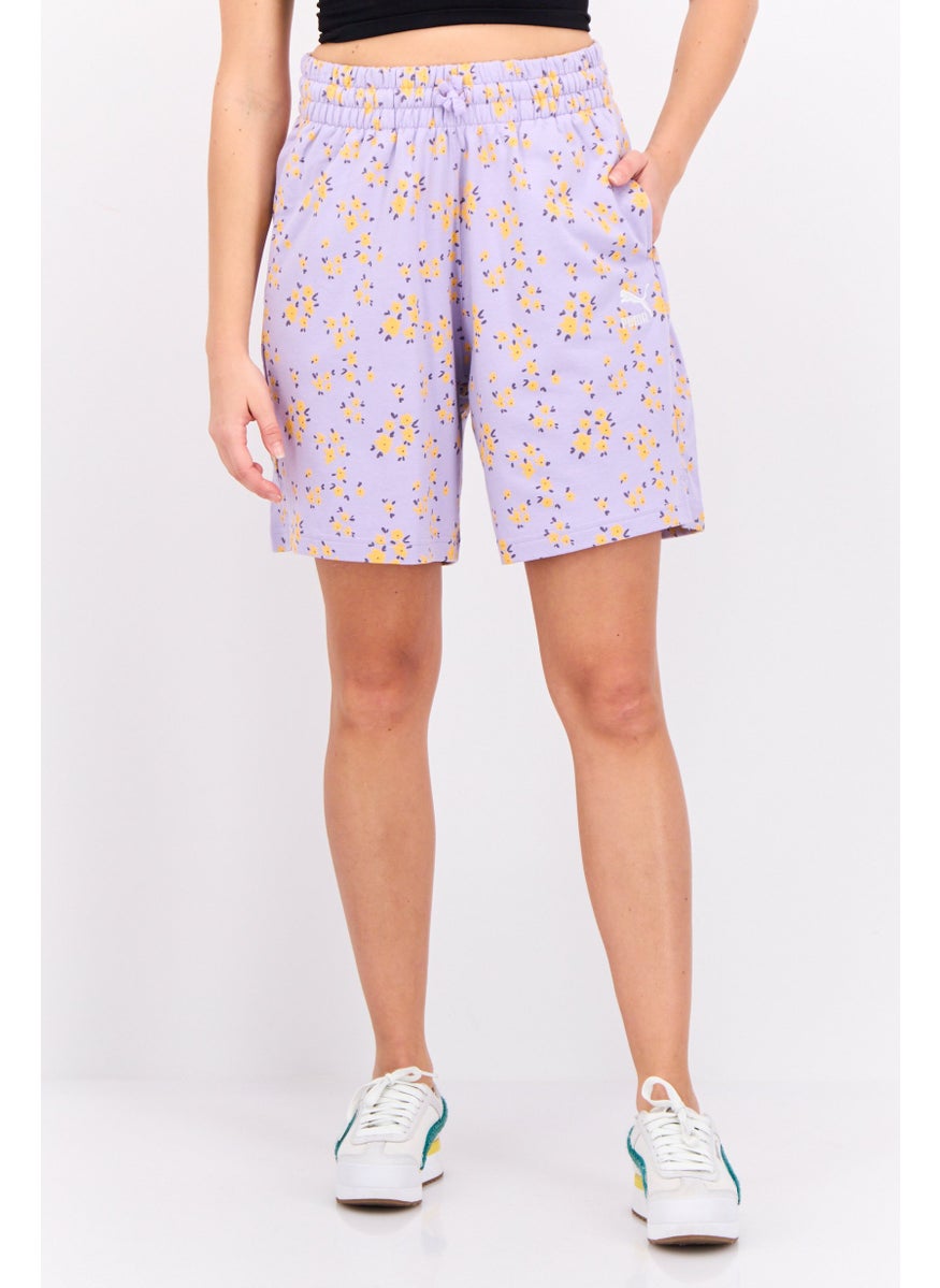 PUMA Women Relaxed Fit Outdoor Shorts, Multicolor  - Image 1