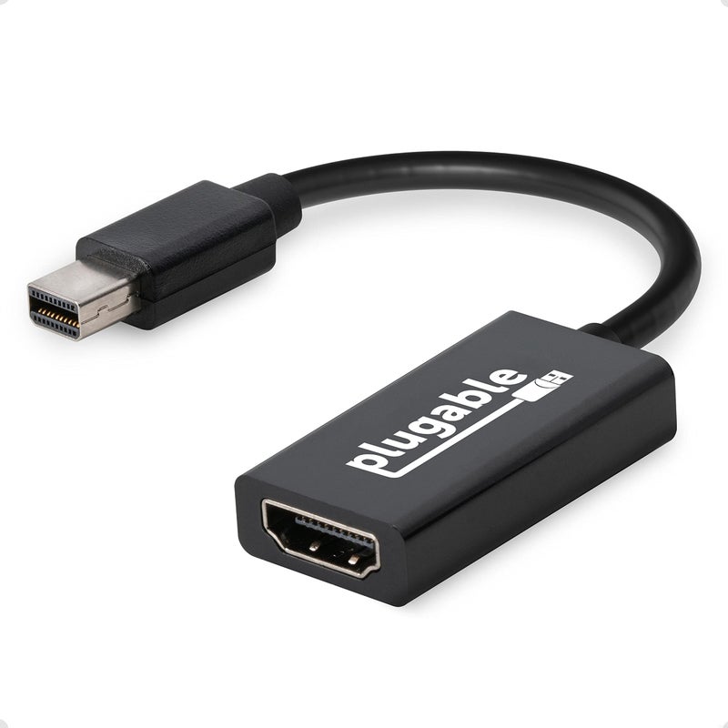 Plugable Mini DisplayPort/Thunderbolt 2 to HDMI 2.0 Adapter for Older Macs and Surface PCs with MDP Ports - Driverless - Image 1