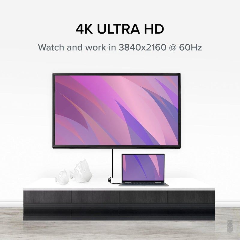 Plugable Mini DisplayPort/Thunderbolt 2 to HDMI 2.0 Adapter for Older Macs and Surface PCs with MDP Ports - Driverless - Image 4