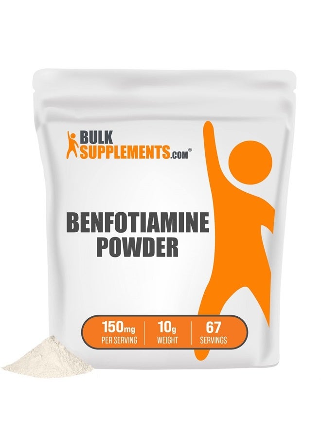 BulkSupplements .com مسحوق بنفوتيامين - مكمل بنفوتيامين 150 ملغ - فيتامين ب1 - مكمل ثيامين ب1 - مسحوق بنفوتيامين ب1 - دعم الأعصاب (10 جرام - 0.35 أونصة) - Image 1