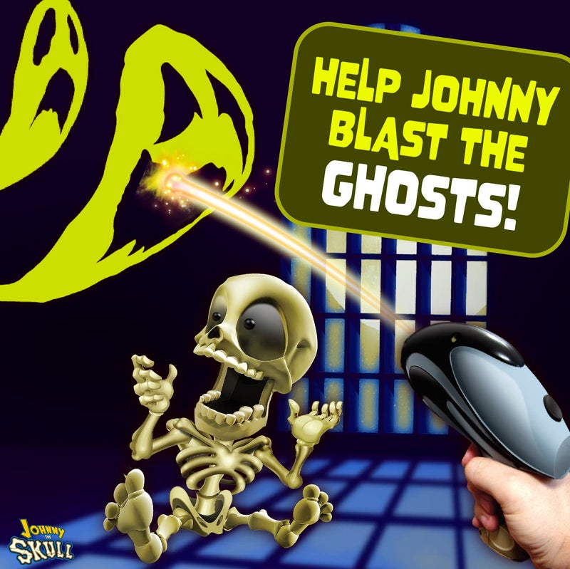 Fotorama Johnny The Skull, Blast The Ghosts for Fun and Adventure, for Kids and Family Indoor Game Play - Image 3