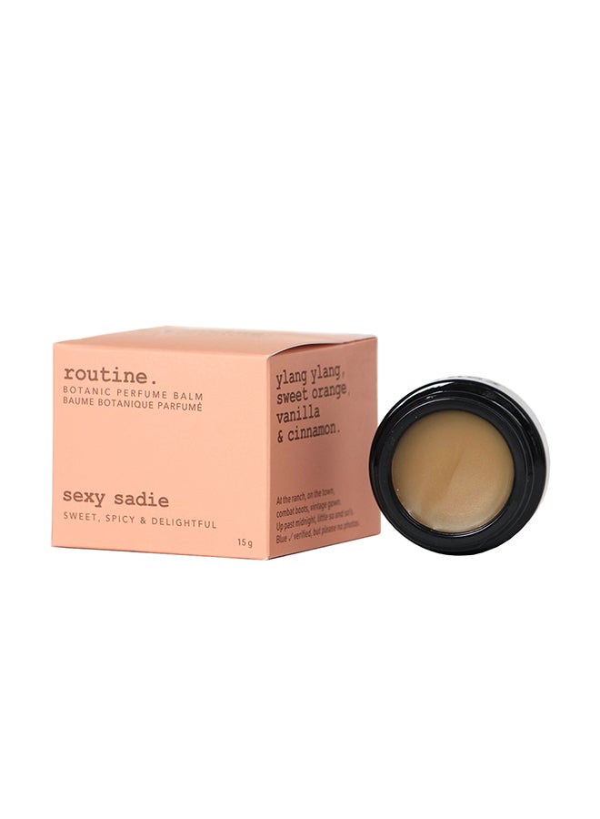 routine Sexy Sadie Solid Perfume with Ylang Ylang & Patchouli - A Natural, Wax-Based Fragrance for On-the-Go Application, Alcohol-Free (15 g) - Image 3