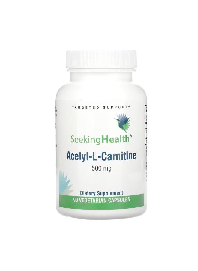 Seeking Health - Acetyl L Carnitine 500 mg 90 Vegetarian Capsules - Image 1