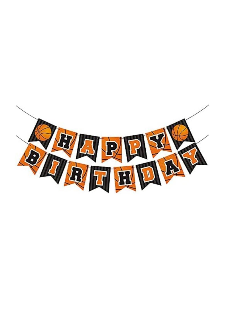 DUNISO Basketball Birthday Party Decoration, Birthday Party Supplies, Party Supplies Kit, Quality Decoration Paper Cups And Plates Tablecloth Decoration Set - Image 2