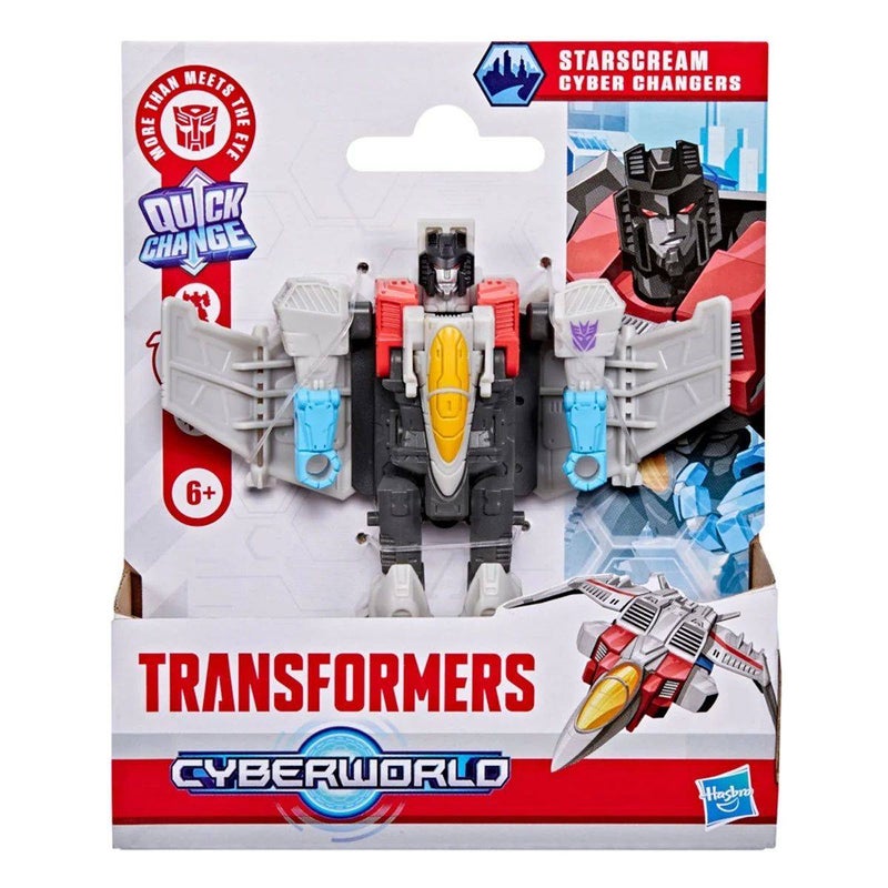 Transformers Cyberworld Star Scream Cyber Changers Action Figure (10 cm) - Image 1