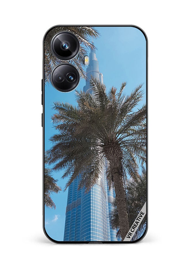 VR CREATIVE Protective Case Cover For Realme 10 Pro Plus Royal Burj Khalifa Design Multicolour - Image 1