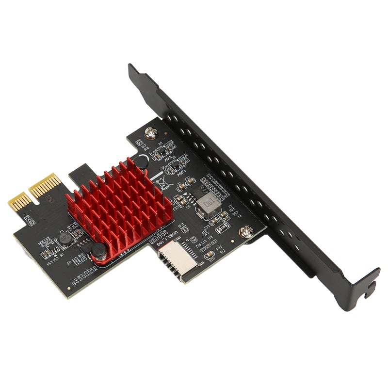 بطاقة توسعة USB3.2 أمامية من نوع TYPE E لـ PCIE 2X 4X 8X 16X ASM3142 بسرعة 10 جيجابت/ثانية - بطاقة توسعة TYPE E تعمل بالتركيب والتشغيل الفوري لأنظمة ويندوز 8 وويندوز 10 بنسختي 32 و64 بت. - Image 3