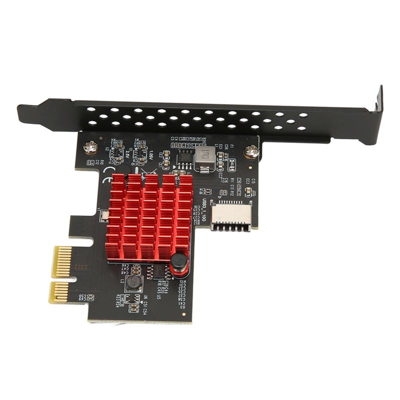 بطاقة توسعة USB3.2 أمامية من نوع TYPE E لـ PCIE 2X 4X 8X 16X ASM3142 بسرعة 10 جيجابت/ثانية - بطاقة توسعة TYPE E تعمل بالتركيب والتشغيل الفوري لأنظمة ويندوز 8 وويندوز 10 بنسختي 32 و64 بت. - Image 5