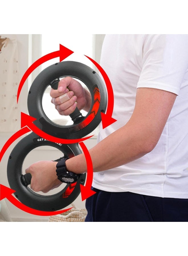 سبورت كيو مقوي قبضة اليد وتمارين الذراعين بشكل 8 – أداة تدريب قوة المعصم والساعد 20 كجم للياقة وتقوية القبضة والذراع والكتف - Image 3