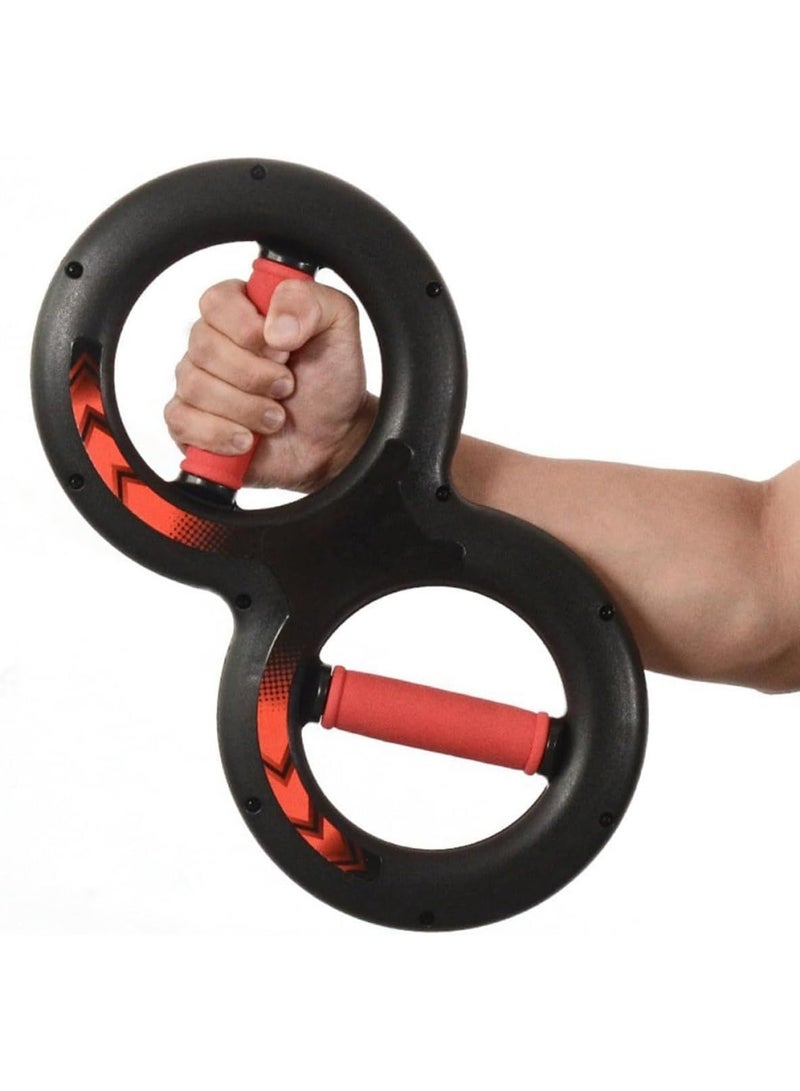 سبورت كيو مقوي قبضة اليد وتمارين الذراعين بشكل 8 – أداة تدريب قوة المعصم والساعد 20 كجم للياقة وتقوية القبضة والذراع والكتف - Image 1