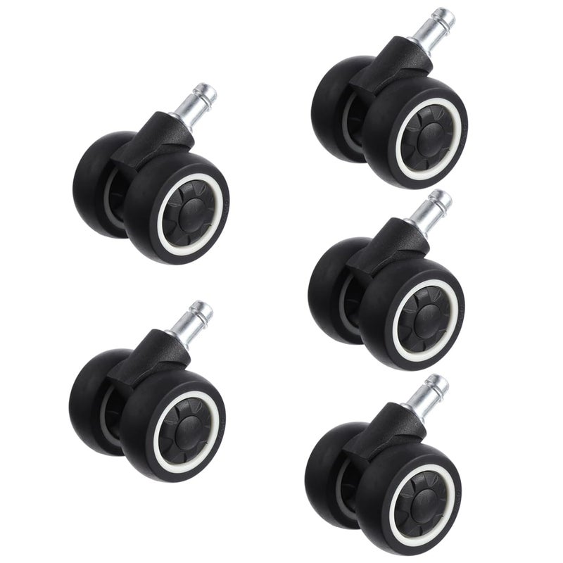 Noiseless 2 Inch Swivel Casters For Office Chairs Set Of 1 No Damage To Floor - Image 2