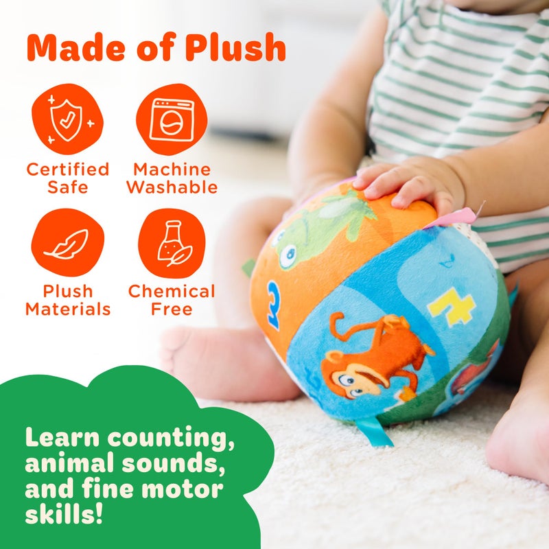 Move2Play, Toddler & Baby Ball with Music and Sound Effects, Baby Toy for 6 to 12 Months, Boy and Girl 1 Year Old Birthday Gift - Image 3