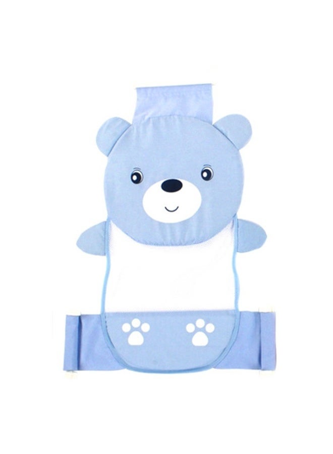 الرضع سميكة الدب شابو شبكة حوض استحمام قابل للطي حديث الولادة حوض استحمام السفر الطفل الصغير الاستحمام الأمن مقعد شبكة - Image 2