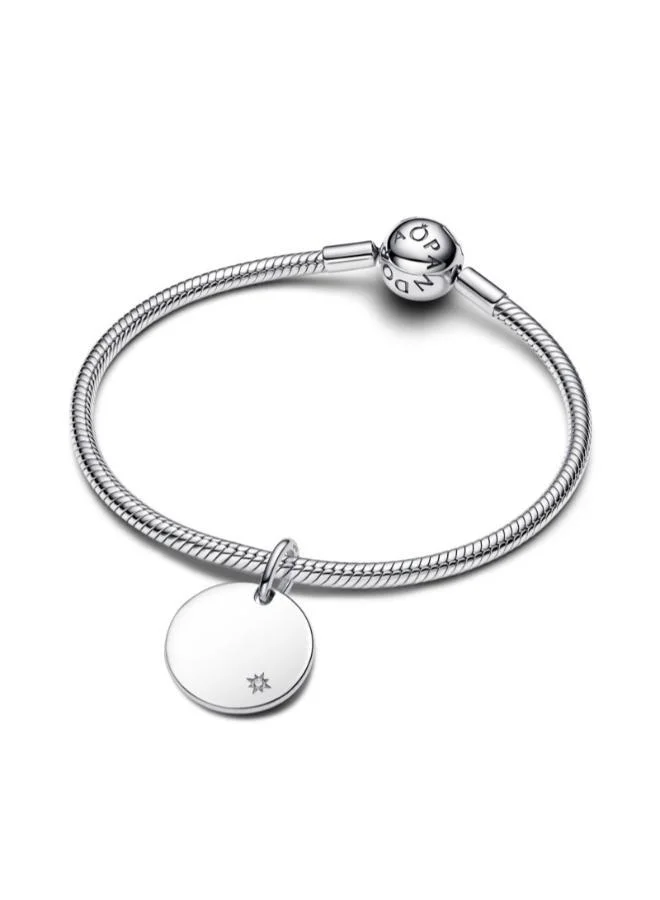 PANDORA  Lab-Grown Diamond Tag Pendant for Women | Best Price UAE