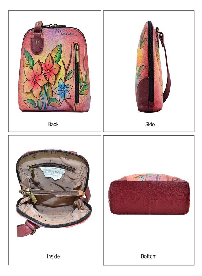 Anna by Anuschka Leather Small Multi Compartment Zip-Around Organizer, Birds in Paradise - Image 3
