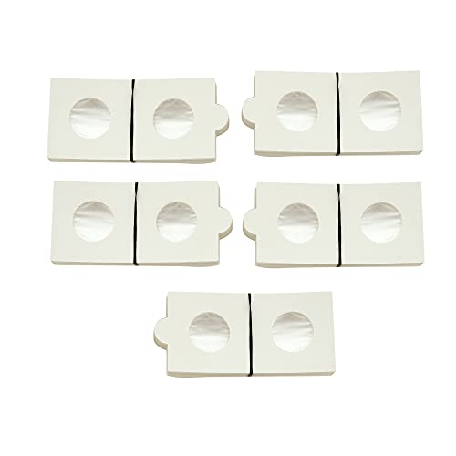 Lewano Cardboard Coin Collecting Holders for Coin Collection Supplies, 5 Sizes Coin Flips Assorted, 250 Counts - Image 2