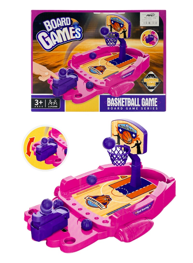 Mini Sports Basketball Table, Dual Interactive Fighting Games for Kids, Toddlers and Adults - Image 1