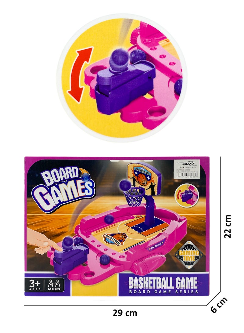 Mini Sports Basketball Table, Dual Interactive Fighting Games for Kids, Toddlers and Adults - Image 3