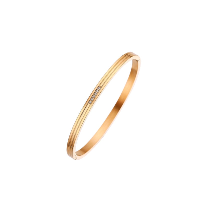 Zida Noire Crystal Line Bangle - Image 1