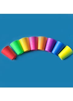 Factory supply BH009 plastic Rainbow Cup colorful plastic drinking cup plastic beer glass drink cup