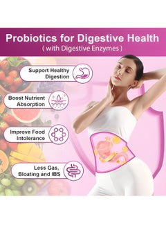 Probiotic Live Women’s Probiotic, 90 Caps 100 Billion CFU 31 Strains, with Organic Prebiotics Cranberry, Digestive Immune, Shelf Stable, Delayed Release, No Soy Gluten Dairy  - Image 3