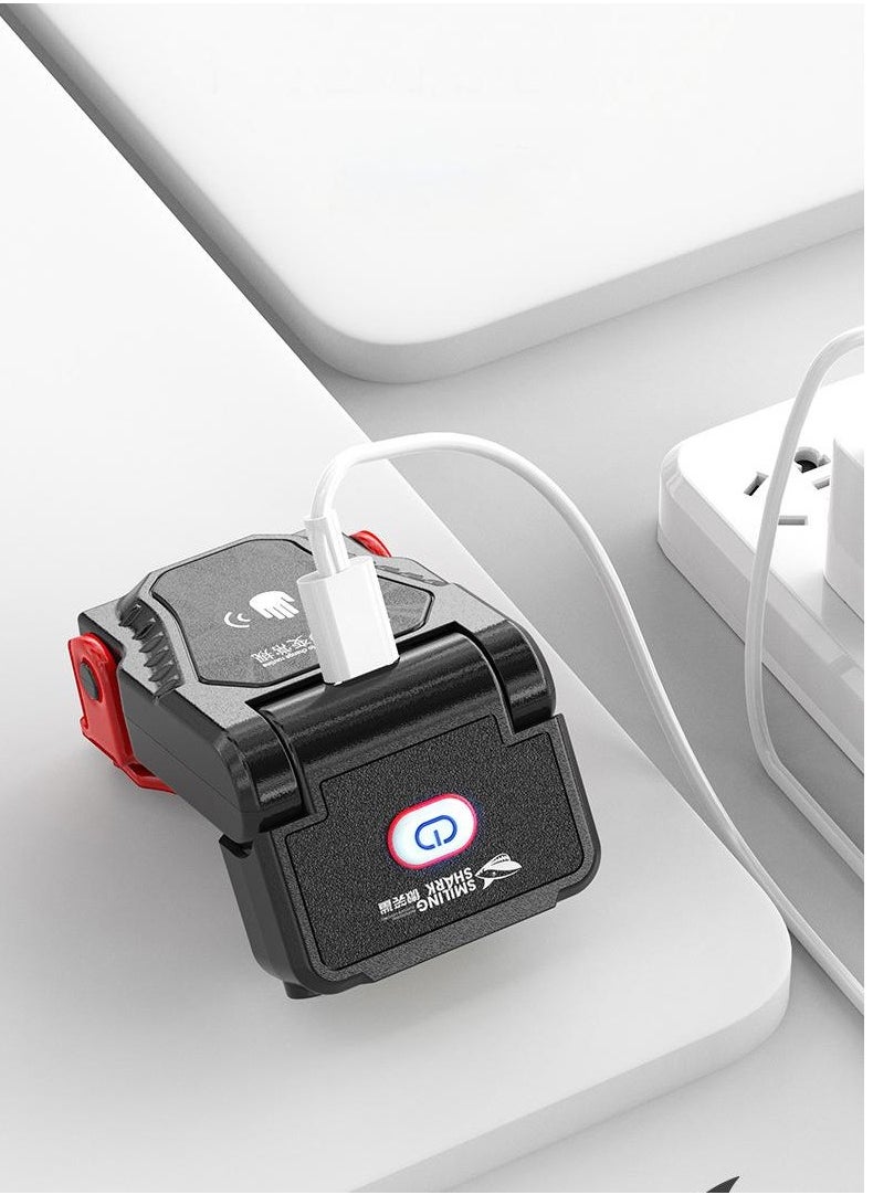 SMILING SHARK Night Fishing Lamp Head Wearable Strong Light Charging With Ultra Long Battery Life  - Image 2