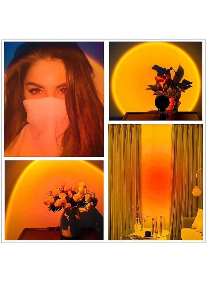 Lapras { 5 Years Warranty ) Sunset Projection Lamp Led Light, Romantic Visual Mood Lighting Lamp, 360-Degree Rotation, Modern Floor Stand Night Light for Photo Background Bedroom Home Party - Image 4