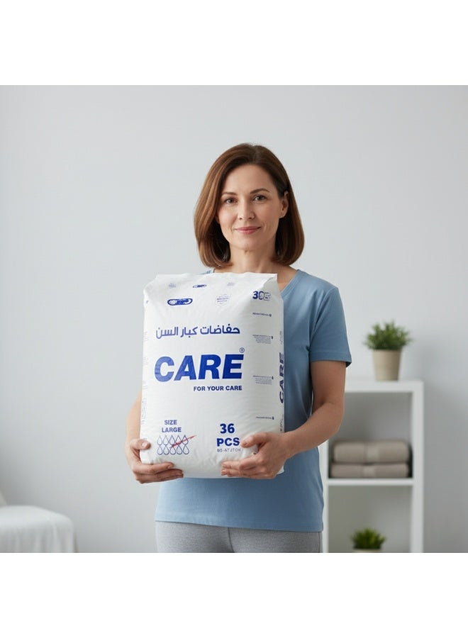 Care Me Care adult diapers( 36 diapers) - Image 2