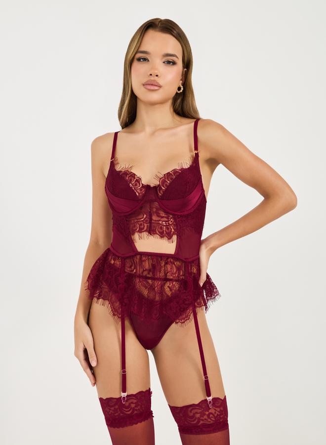 Styli عبوة من 3 - دمية بيبي من الدانتيل مع أسلاك غير مبطنة، ثونغ وجوارب - Image 2