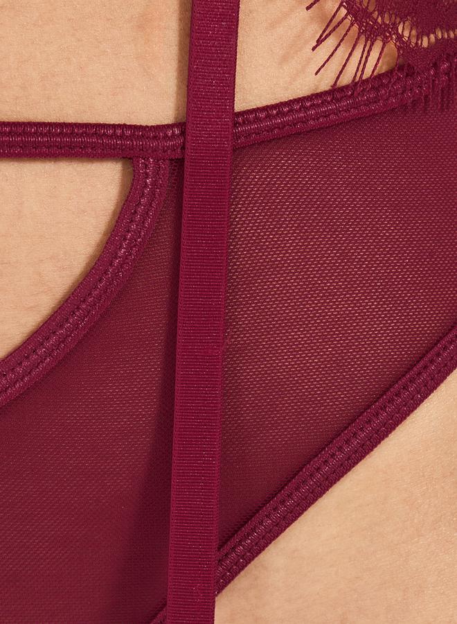 Styli عبوة من 3 - دمية بيبي من الدانتيل مع أسلاك غير مبطنة، ثونغ وجوارب - Image 4