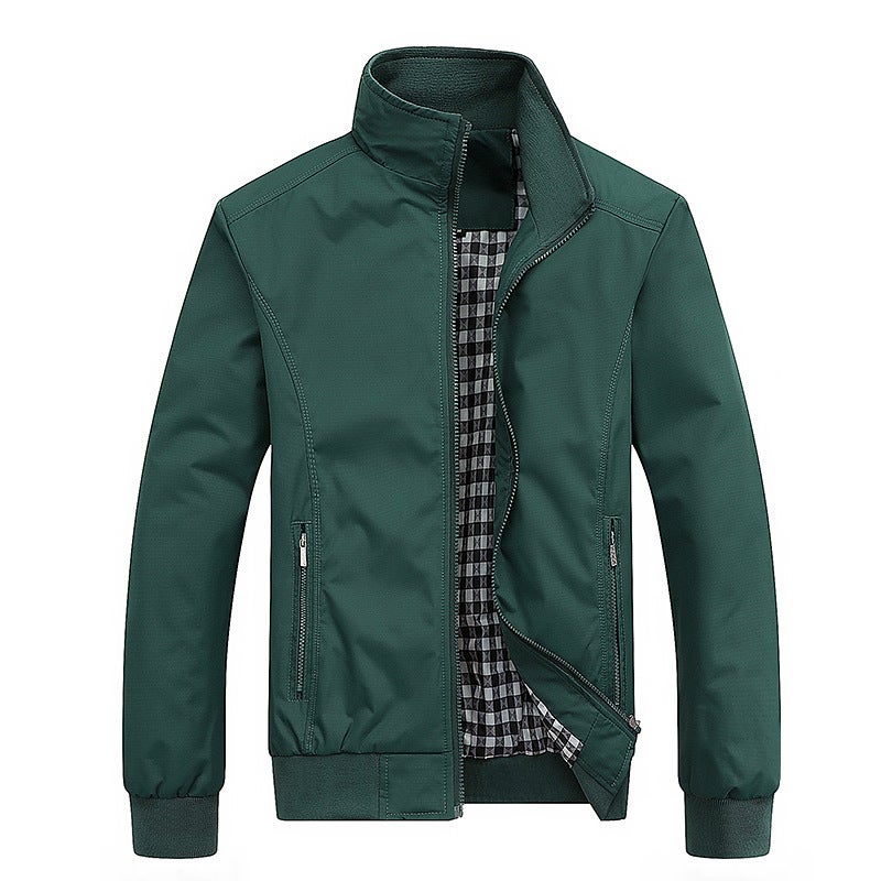 [ Explosions 0419] Coat Men'S Windbreaker Casual Sports Loose Collar - Image 2