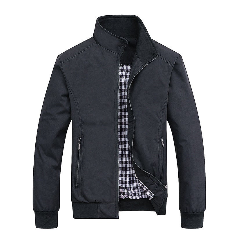 [ Explosions 0419] Coat Men'S Windbreaker Casual Sports Loose Collar - Image 3