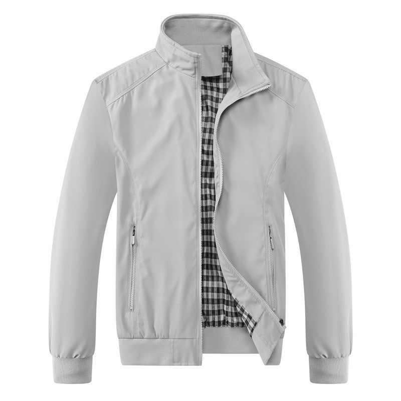 [ Explosions 0419] Coat Men'S Windbreaker Casual Sports Loose Collar - Image 1