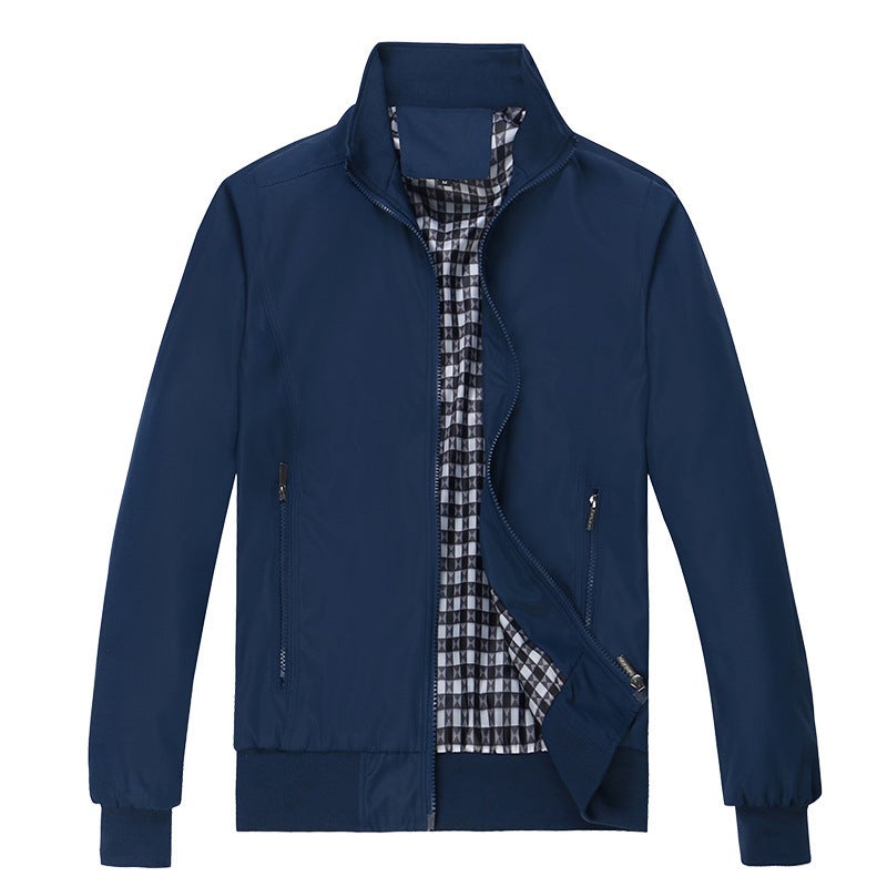 [ Explosions 0419] Coat Men'S Windbreaker Casual Sports Loose Collar - Image 4
