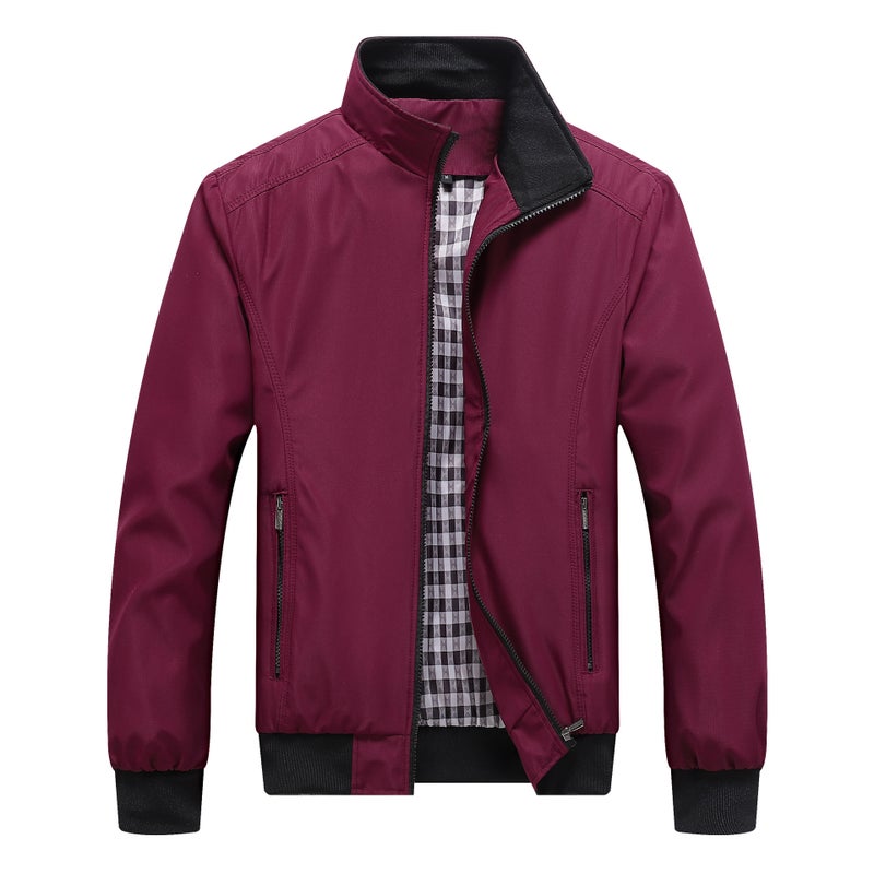 [ Explosions 0419] Coat Men'S Windbreaker Casual Sports Loose Collar - Image 5