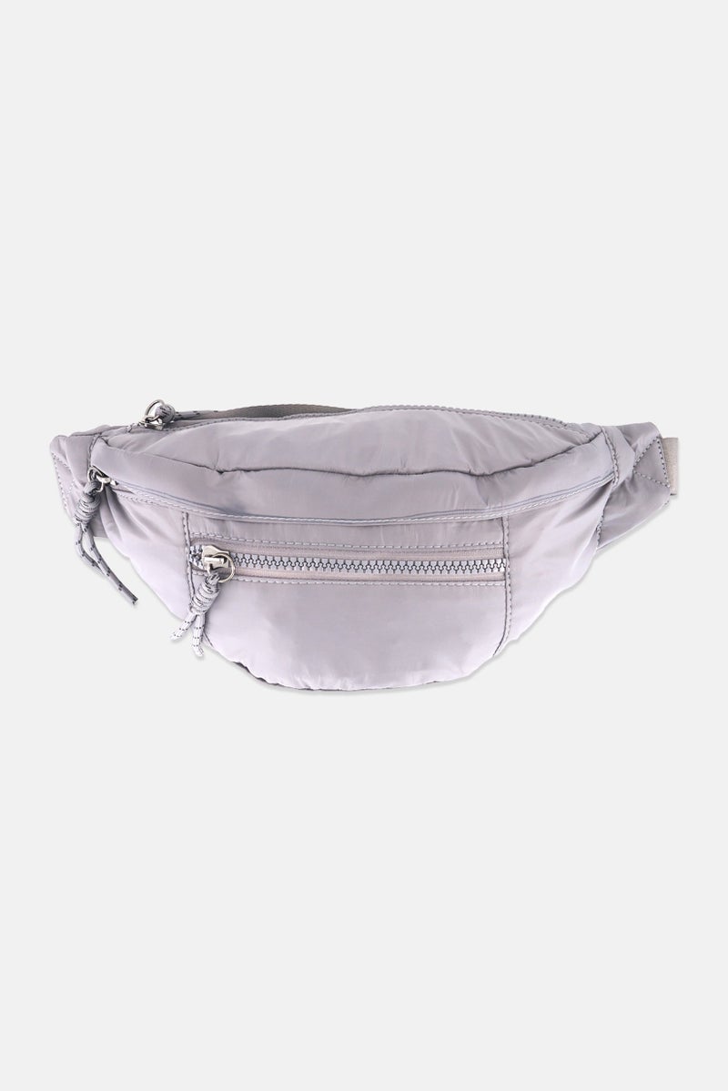 Urban Expressions Women Solid Fanny Bag 41 L x 16 H x 4 W cm, Grey - Image 1
