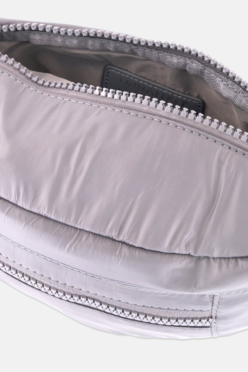 Urban Expressions Women Solid Fanny Bag 41 L x 16 H x 4 W cm, Grey - Image 3