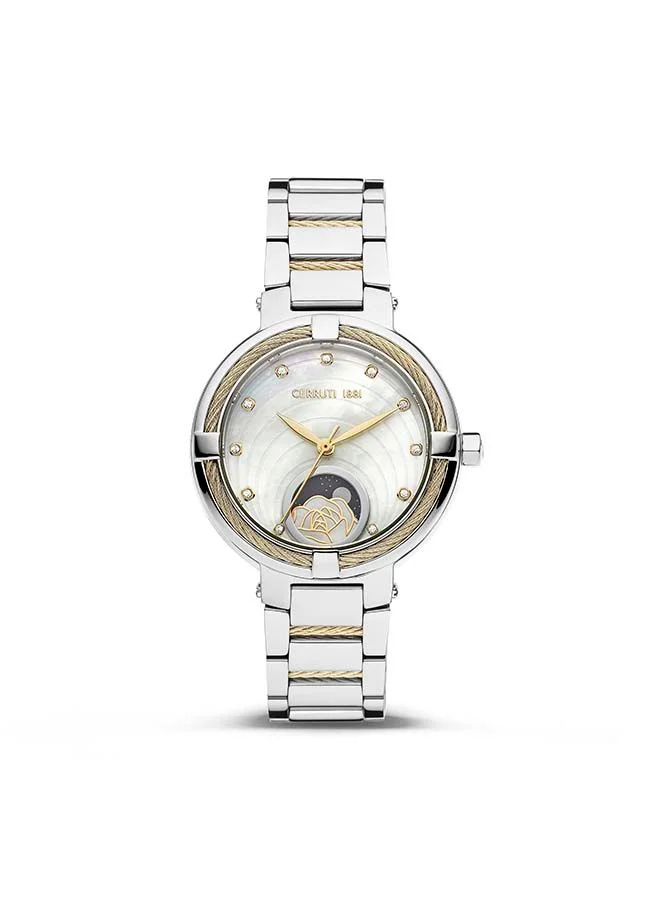 CERRUTI 1881 GARDENA Round Analog Wrist Watch CIWLH2205904 - 32 mm - Silver