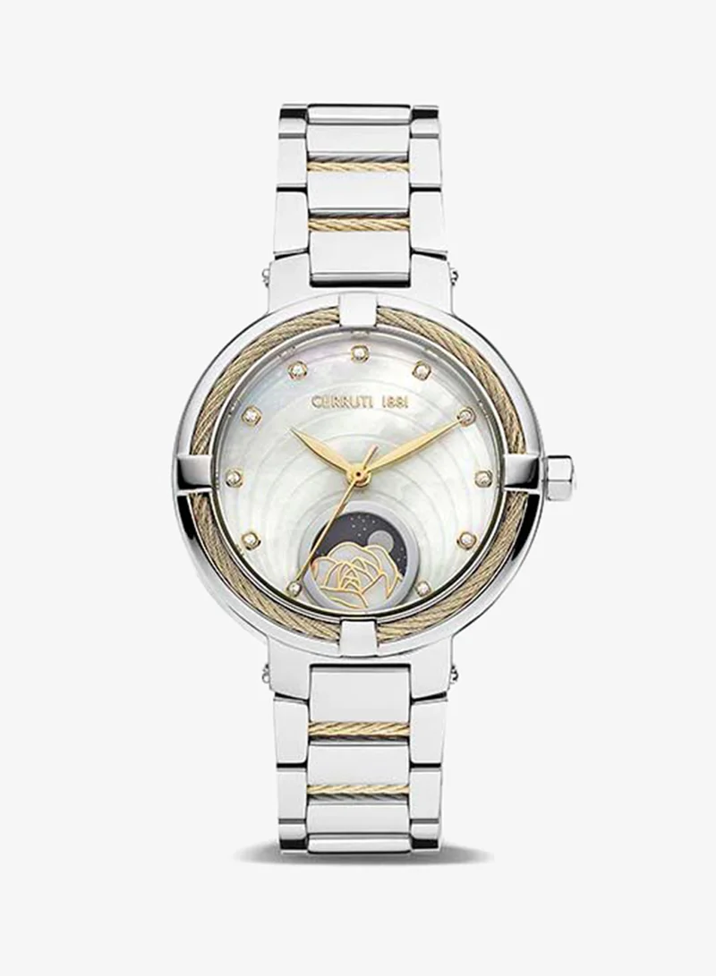 GARDENA Round Analog Wrist Watch CIWLH2205904 - 32 mm - Silver