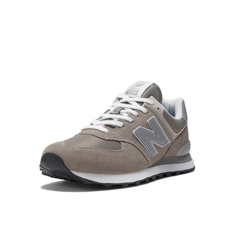 New Balance Mens 574 Core Sneaker GreyWhite 75