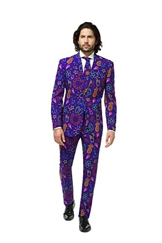 OppoSuits Men's Doodle Dude, 38 - Image 1