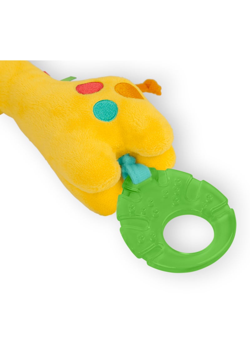 Bright Starts Tug Tunes On-the-Go Toy - Giraffe, Musical toy, Colorful Friend with Melodies for Travel and Play, Perfect for Strollers and Gyms, 0 - 36 months - Image 5