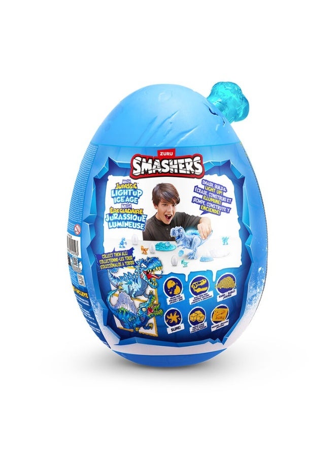 SMASHERS Smasher Dino Ice Age Light Up Mega Egg (S1) - Image 2